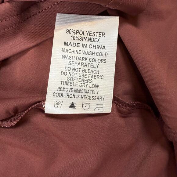 NWT Raised By Coyotes Shirt Mens XL Maroon Stitch Pocket Golf Polo Texas Western - Picture 8 of 9